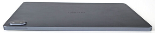 Top case side (button: on/off, microphone)