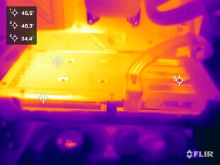 Asus Prime GeForce RTX 5060 OC in the stress test