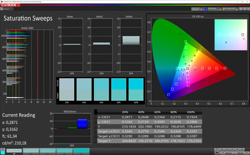 Saturation (Target color space:sRGB)