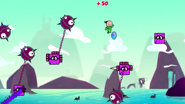 Cloudberry Kingdom PlayStation Store screenshot showing graphics (Image source: PlayStation Store)