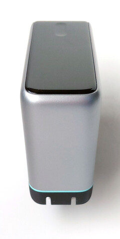 View of rear and top sides.