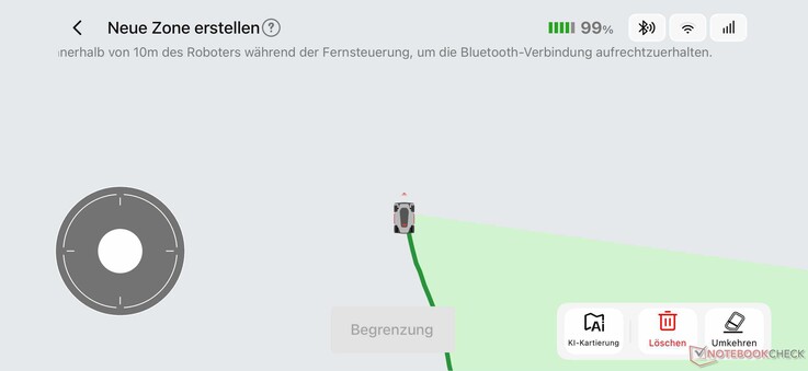 Manual mapping (here, Mova LiDAX Ultra AWD)