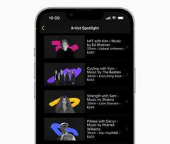 Artist Spotlight is one of four expanded or new features introduced this month. (Image source: Apple)