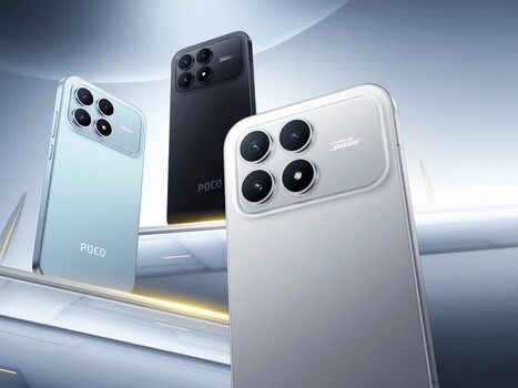 The F8 Pro features a premium build with an aluminium frame and a glass back