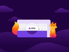 An infographic from Mozilla showing the new VPN toggle.