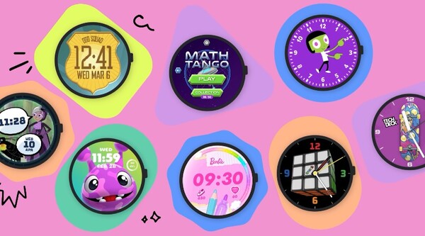 Galaxy Watch for Kids brings fun watch faces for kids. (Image source: Google)