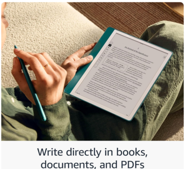 PDFs can be displayed. (Image source: Amazon)