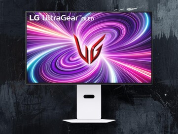 32-inch 4K LG OLED 32GS95UV gaming monitor front shown (Image source: LG with edits)