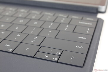 Cramped Up and Down arrow keys in favor of a larger Shift key