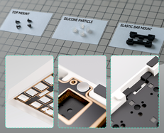 ND104 gasket mounts. (Image source: Chilkey)