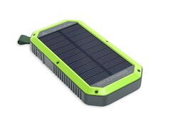 The RealPower PB-10000 Solar has a 10 W wireless charging pad. (Image source: RealPower)