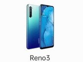 Rumored render of the OPPO Reno3 5G. (Image via Nashville Chatter)