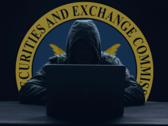 The SEC's X account was hacked earlier this week, resulting in fake news about Bitcoin ETFs being spread. (Image via Shutterstock and SEC, w/ edits)