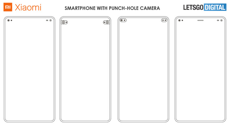 Some of Xiaomi's registered designs. (Image source: WIPO via LetsGoDigital)