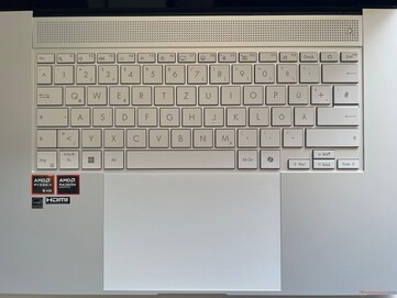 Asus Zenbook S 16 features a large trackpad.