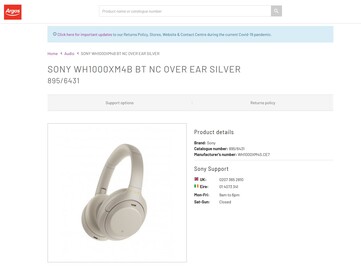 Sony WH-1000XM4: Early retailer listings confirm last-generation noise ...