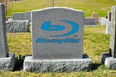Recordable Blu-ray discs will no longer be produced by Sony. (Image source: Getty Images and Blu-ray logo, w/ edits)