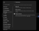Screenshot of ChatGPT settings, Plugins, Permissions with the options Always ask, Allow read tools and Allow low-risk tools