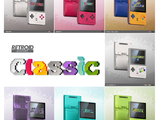 Retroid Pocket Classic: Full design revealed with optional Sega