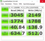 CrystalDiskMark SSDs