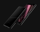 Renders of the Xperia XZ4 Compact. (Source: Onleaks)