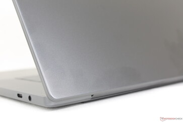 The smooth dark gray surfaces attract fingerprints more readily than on last year's design