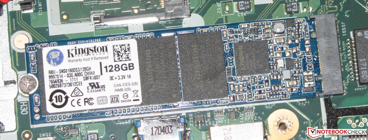 The SSD is used for the operating system and the applications
