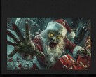 Players think the extra finger on Zombie Santa is likely AI-generated (Image source: @RadicalNuffyEd/X)