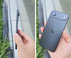 The Apple iPhone 17 Air is expected to be extremely thin at the expense of battery life. (Image source: @MajinBuOfficial)