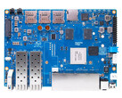 The BPI-R4 has plenty of connection options to serve as a DIY router. (Image source: Banana Pi)