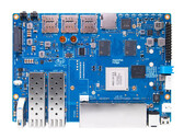 The BPI-R4 has plenty of connection options to serve as a DIY router. (Image source: Banana Pi)