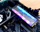 The Klevv CRAS X M.2 NVMe SSD sports wireless RGB LEDs. (Source: KitGuru)