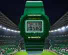 The G-Shock x Beijing Guoan Football Club watch is a limited edition product. (Image source: Casio via Weibo)