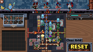 An image showing another gameplay scene from Clockwork Cleanup. (Image source: Steam)