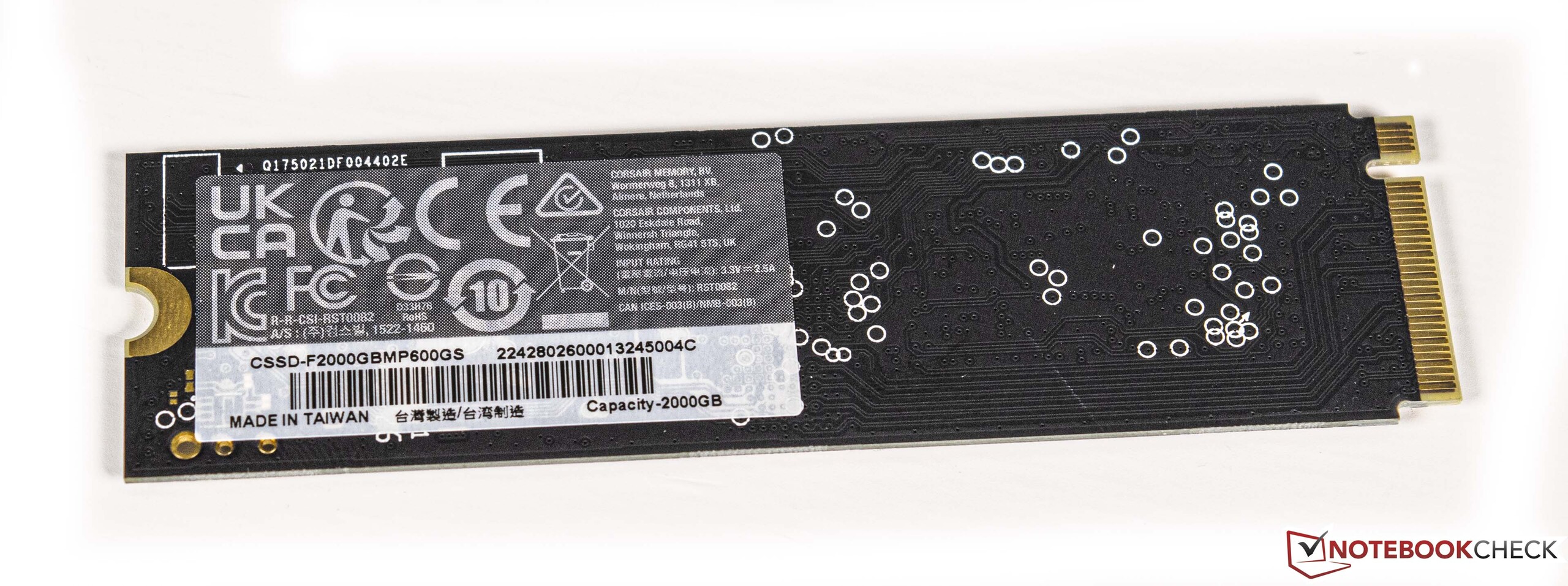 CORSAIR MP600 GS - SSD - 2 TB - PCIe 4.0 x4 (NVMe) - CSSD