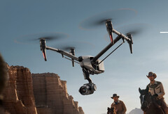 The DJI Inspire 3 weighs nearly 4 kg. (Image source: DJI)