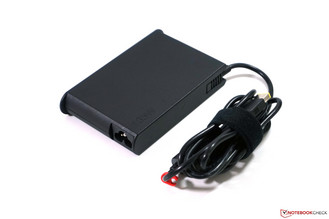 The new 130W power adapter is slimmer.