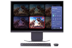 The discounted LG 32GX870A-B 4K 240Hz OLED monitor comes with the LG Switch app to quickly adjust display settings. (Image source: LG)