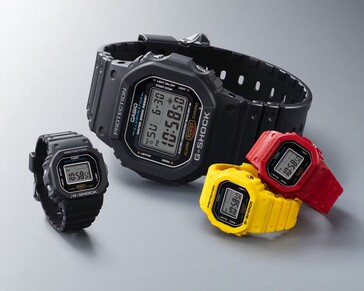 The Nano ring series comes in three colors. (Image source: Casio)