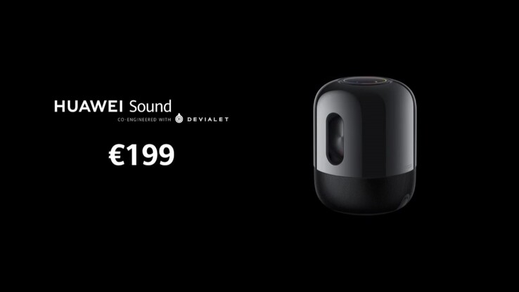 The new Huawei Sound. (Source: YouTube)