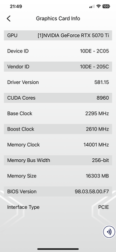 GPU information