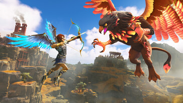 An image showing a mythological creature in Immortals Fenyx Rising.