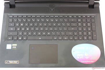 Gigabyte Aero 17 keyboard