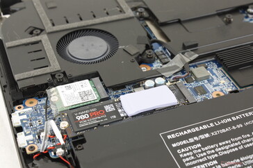 The Raptor X17 supports up to three internal drives despite it being so thin