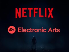 Netflix banner with Electronic Arts logo is shown (Image source: Netflix, Electronic Arts with edits)