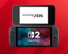 Mockup of 2DS/3DS second screen Switch 2 accessory (Image source: Nintendo of America with edits)