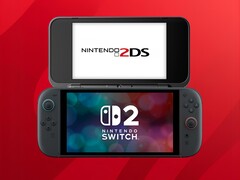 Mockup of 2DS/3DS second screen Switch 2 accessory (Image source: Nintendo of America with edits)