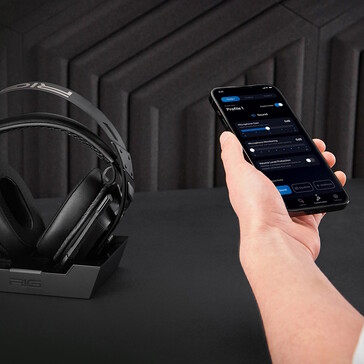 The gaming headset can be controlled via a smartphone app (Image source: Nacon)