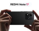 The Redmi Note 17 starts at around $191 in China. Pictured: a promo picture of the phone showing its rear.