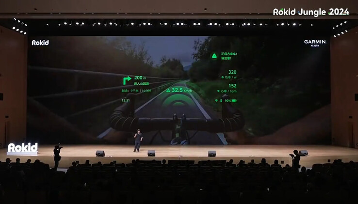 Rokid has announced a Garmin integration. (Image source: u/AR_MR_XR via Reddit)